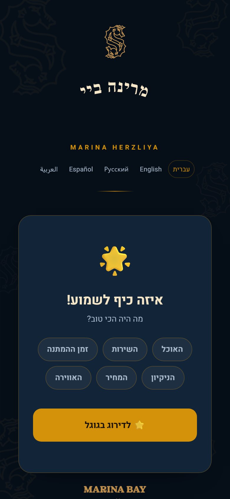 אחרי דירוג גבוה: «איזה כיף לשמוע» וכפתור לדירוג בגוגל